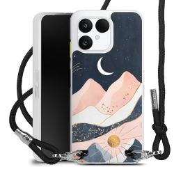 New Carry Case Transparent Stoff schwarz/silber