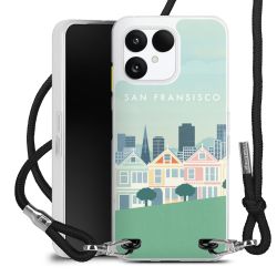 New Carry Case Transparent Stoff schwarz/silber