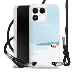 New Carry Case Transparent Stoff schwarz/silber