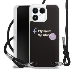 New Carry Case Transparent Stoff schwarz/silber