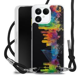 New Carry Case Transparent Stoff schwarz/silber