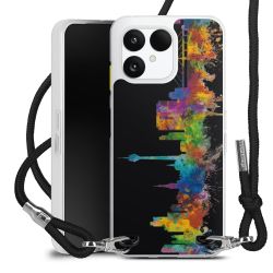 New Carry Case Transparent Stoff schwarz/silber