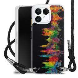 New Carry Case Transparent Stoff schwarz/silber