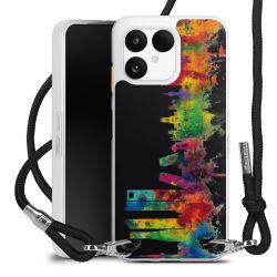 New Carry Case Transparent Stoff schwarz/silber