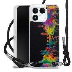 New Carry Case Transparent Stoff schwarz/silber