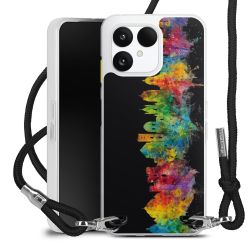 New Carry Case Transparent Stoff schwarz/silber