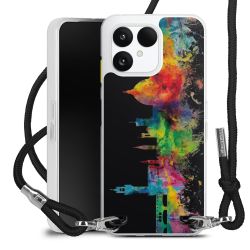 New Carry Case Transparent Stoff schwarz/silber