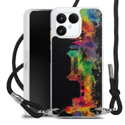 New Carry Case Transparent Stoff schwarz/silber