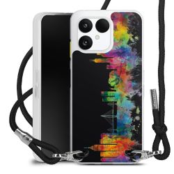 New Carry Case Transparent Stoff schwarz/silber