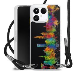 New Carry Case Transparent Stoff schwarz/silber