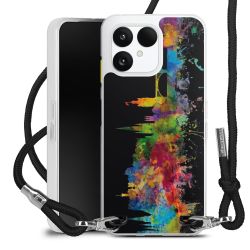 New Carry Case Transparent Stoff schwarz/silber