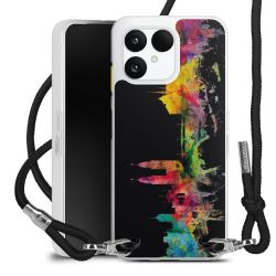 New Carry Case Transparent Stoff schwarz/silber