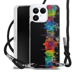 New Carry Case Transparent Stoff schwarz/silber