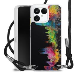 New Carry Case Transparent Stoff schwarz/silber