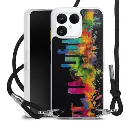 New Carry Case Transparent Stoff schwarz/silber