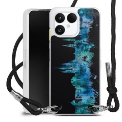 New Carry Case Transparent Stoff schwarz/silber