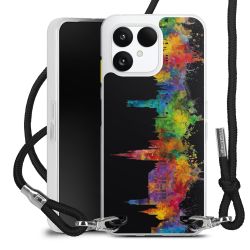 New Carry Case Transparent Stoff schwarz/silber