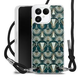 New Carry Case Transparent Stoff schwarz/silber