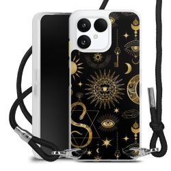 New Carry Case Transparent Stoff schwarz/silber