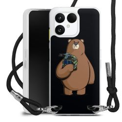 Carry Case Stoff schwarz/silber