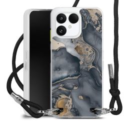 New Carry Case Transparent Stoff schwarz/silber