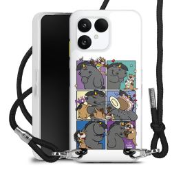 Carry Case Stoff schwarz/silber