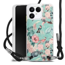 New Carry Case Transparent Stoff schwarz/silber