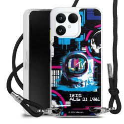 New Carry Case Transparent Stoff schwarz/silber