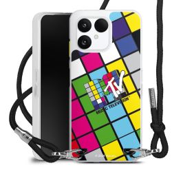 New Carry Case Transparent Stoff schwarz/silber