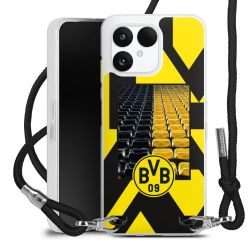 New Carry Case Transparent Stoff schwarz/silber