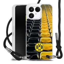 New Carry Case Transparent Stoff schwarz/silber