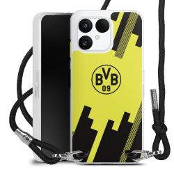 New Carry Case Transparent Stoff schwarz/silber