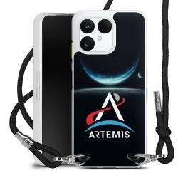 New Carry Case Transparent Stoff schwarz/silber