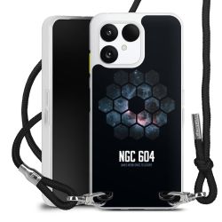 New Carry Case Transparent Stoff schwarz/silber