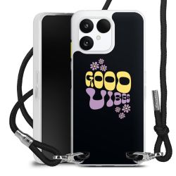 New Carry Case Transparent Stoff schwarz/silber