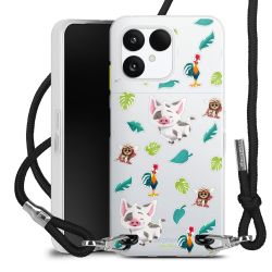 New Carry Case Transparent Stoff schwarz/silber