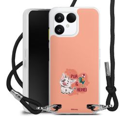 New Carry Case Transparent Stoff schwarz/silber