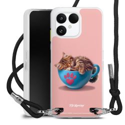 New Carry Case Transparent Stoff schwarz/silber