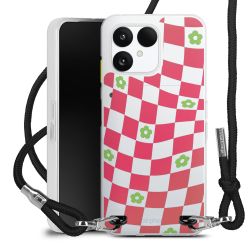 New Carry Case Transparent Stoff schwarz/silber