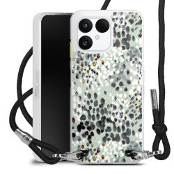 New Carry Case Transparent Stoff schwarz/silber