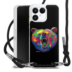 New Carry Case Transparent Stoff schwarz/silber