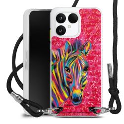 New Carry Case Transparent Stoff schwarz/silber