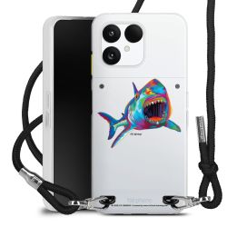 New Carry Case Transparent Stoff schwarz/silber