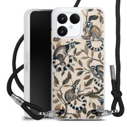 New Carry Case Transparent Stoff schwarz/silber