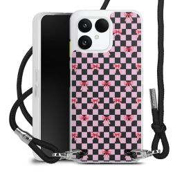 New Carry Case Transparent Stoff schwarz/silber