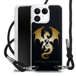 New Carry Case Transparent Stoff schwarz/silber