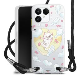 New Carry Case Transparent Stoff schwarz/silber