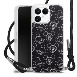 New Carry Case Transparent Stoff schwarz/silber