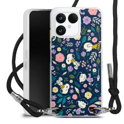 New Carry Case Transparent Stoff schwarz/silber