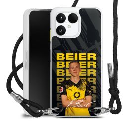 New Carry Case Transparent Stoff schwarz/silber